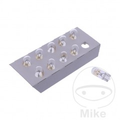 JMP Box of 10 bulb lamps 12V 3W 2.1X9.5 W3W NAOS 159.01.03
