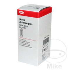 JMP Caja 10 lámparas bombilla 24V5W S8 
C5W NAOS 159.01.09