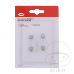 JMP Blister 2 lámparas bombilla para coche 12V 5W SV8.5-8 
C5W NAOS 159.01.30