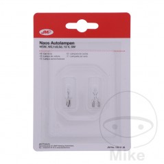 JMP Blister 2 bulb lamps 12V 5W W2.1X9.5D 
W5W NAOS 159.01.36