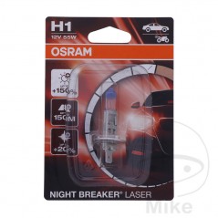 OSRAM Bombilla halógena H1 12V 55W 
 NIGHT BREAKER LASER 159.01.61