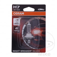 OSRAM Bombilla halógena H7 12V 55W 
NIGHT BREAKER SILVER 159.01.84