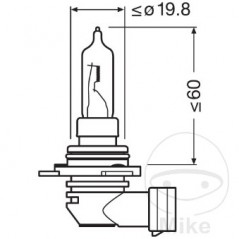OSRAM Bombilla halógena HIR2 12V 55W 
COOL BLUE INTENSE NEX GEN 159.02.50