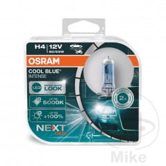 OSRAM Blister 2 lámparas bombilla H4 12V 60/55W 
COOL BLUE INTENSE 159.02.60