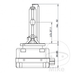 OSRAM Bombilla de xenón 35W D3S PK32D-5 ORIGINAL 159.12.21