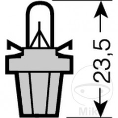 OSRAM plastic base bulb 24V 1.2W B8.5D 
2741MF ORIGINAL 159.14.86