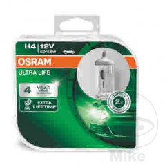 OSRAM Blister 2 bulb lamps for car H4 12V 55/60W ULTRA LIFE 159.15.02