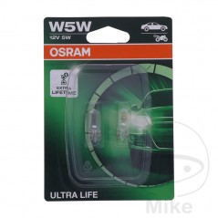 OSRAM Blister 2 bulb lamps 12V 5W W2.1X9.5D 
W5W 159.76.57