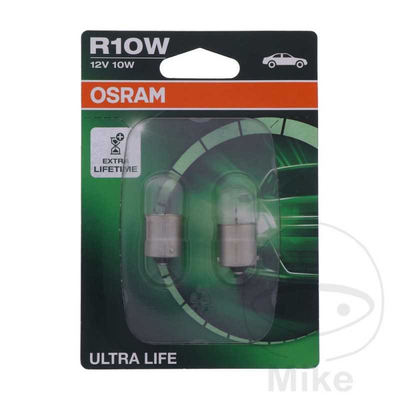 OSRAM LAMP, LIGHT BULB 12V 10W BA15S ULTRA LIFE R10W 159.18.74