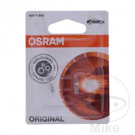 OSRAM Blister 2 lámparas bombilla 12V 2W W2X4.6D 159.76.65