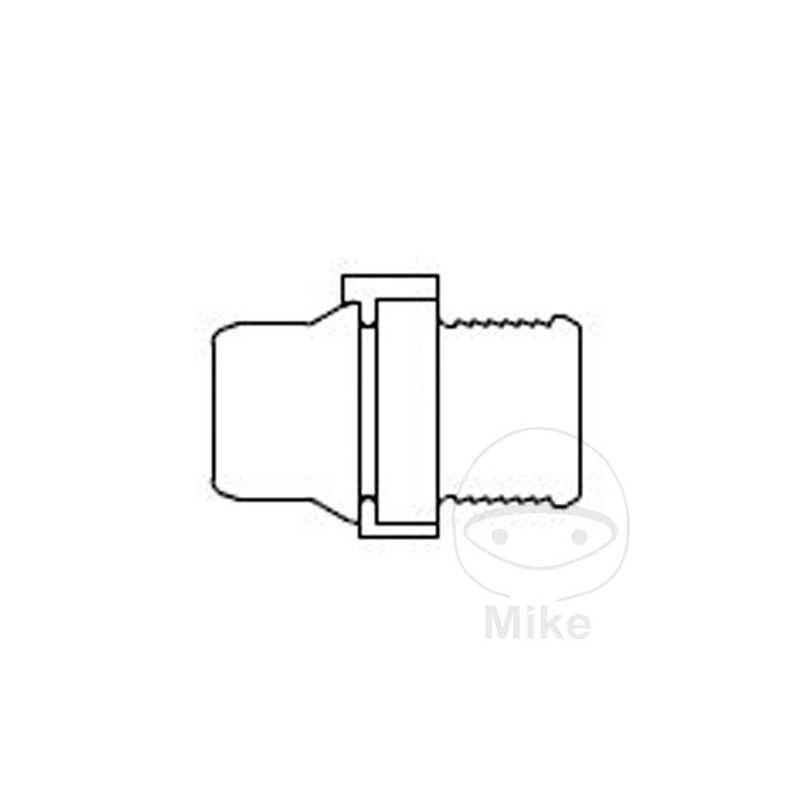 KUNZER Set of 4 radiator hose nozzles VDA NW25 467.22.18