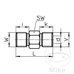 EWO Boquilla doble 3/8-3/8 656.08.25