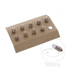 JMP Caja 10 lámparas bombilla 6V 0.6W 
BA7S 705.01.84