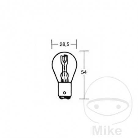 JMP LAMP, LIGHT BULB 6V 18/18W
BAX15D 705.04.42