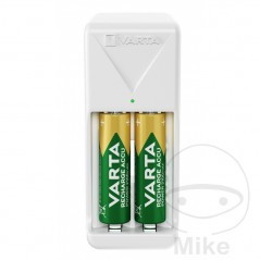VARTA Cargador con 2 pilas recargables EASY MINI AA 2100 MAH 156.01.40