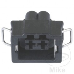 2-pole flat plug female housing 158.01.23