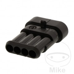 JMP Carcasa de conector plano 4 polos 158.02.11