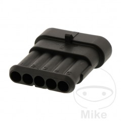 JMP Carcasa de conector plano 5 polos 158.02.12
