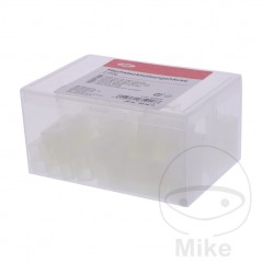 JMP Pack of 25 female housings for 2-pole flat plug ALTN: 1580347 158.08.73