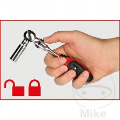 Carraca con mango giratorio T 3/8 Z 605.08.09