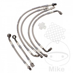 Kit 6 metal rear brake lines 757.01.08