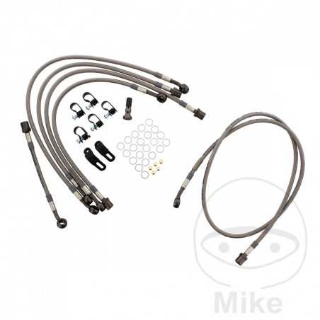 Kit 6 metal rear brake lines 757.01.11