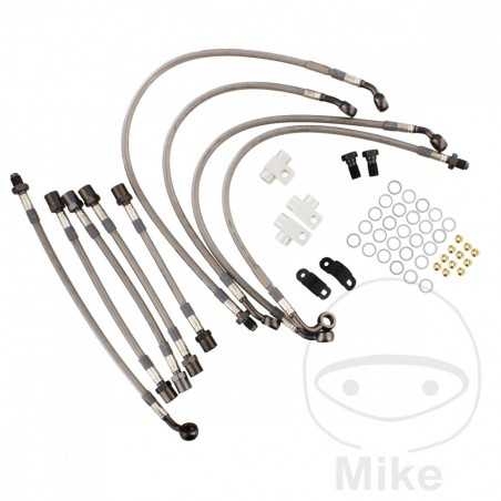 Kit 9 metal rear brake lines 757.01.17