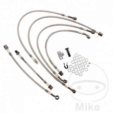 Kit 6 metal front brake lines 757.01.25