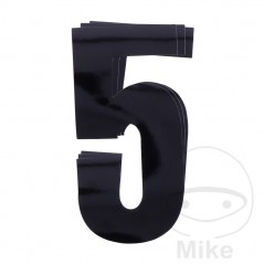 BLACKBIRD RACING 3 pack stickers number 5 for motorcycle 13X7 CM 711.24.68