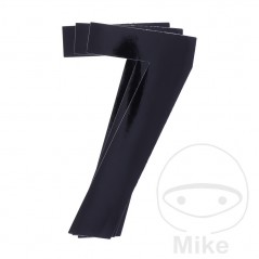 BLACKBIRD RACING Pack 3 pegatinas número 7 para moto 13X7 CM 711.24.71