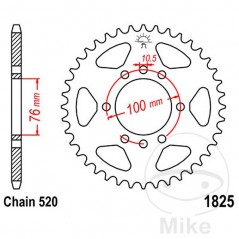 JT SPROCKETS Corona plato transmisión 40T P-520 Ø76 MM Ø100 727.01.79