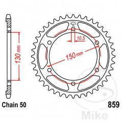 JT SPROCKETS Corona plato transmisión 38T P-530 Ø130 MM Ø150 727.60.58