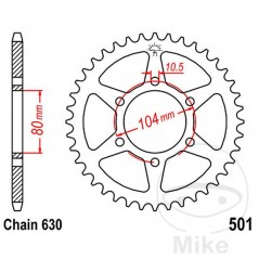 JT SPROCKETS Corona plato transmisión 32T P-630 Ø80 MM Ø104 727.30.71