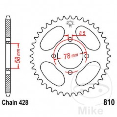 JT SPROCKETS Corona plato transmisión 37T P-428 Ø58 MM Ø78 727.02.94