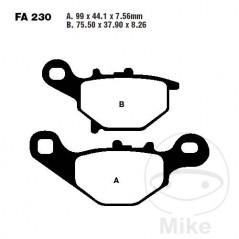 EBC Sintered motorcycle brake pads R 732.05.59