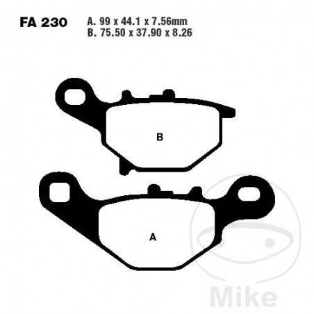 EBC Standard brake pads ALTN: 7873268/7875420 737.94.31