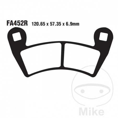 EBC Pastillas de freno sinterizadas para moto R 737.00.99