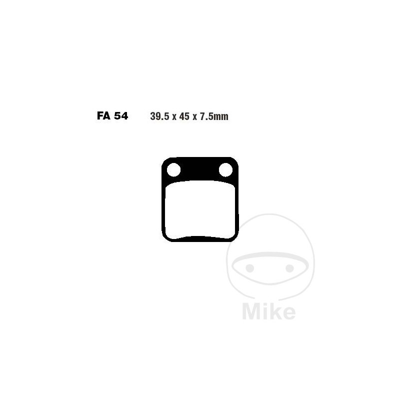EBC carbon brake pads SCOOTER 732.05.10