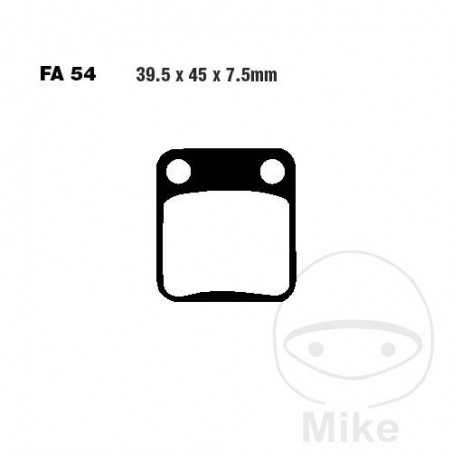 EBC carbon brake pads SCOOTER 732.05.10