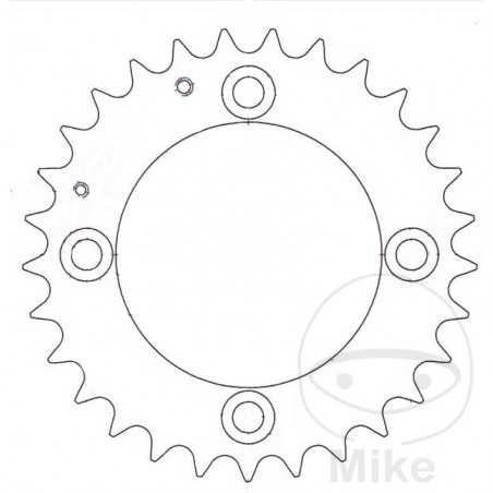 ESJOT Corona plato transmisión 29ZT P-520 Ø90 MM Ø110 727.04.95
