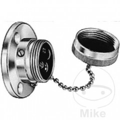 HELLA Enchufe 2 polos con tapa atornillada junta de goma 1468008 146.73.80