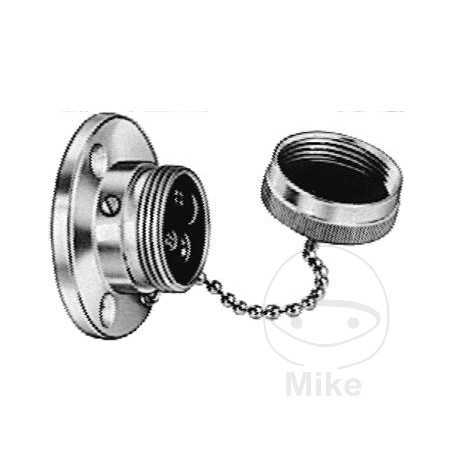 HELLA 2-pole plug with screwed cover rubber seal 1468008 146.73.80