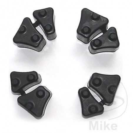 TOURMAX Juego gomas flectores corona rueda trasera 4U 727.54.15