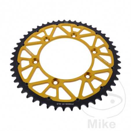 JT SPROCKETS Corona plato transmision DUAL 51T P-520 Ø126 MM Ø146 758.25.23