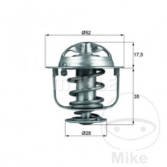thermostat with gasket SIMPLE FIT 82C MQ 3271764 863.42.75