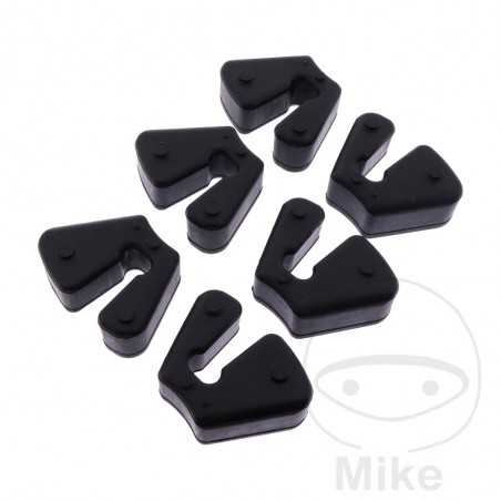 JMP Juego de gomas flectores corona plato rueda trasera 6U 727.15.34