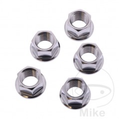 JMP Nut set for transmission plate crown screw M12 X 1.25 MM INOX V4A 775.35.52