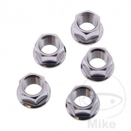 JMP Juego tuerca para tornillo corona plato transmision M12 X 1.25 MM INOX V4A 775.35.52