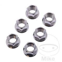 JMP Nut set for transmission plate crown screw M12 X 1.25 MM INOX V4A 775.35.53