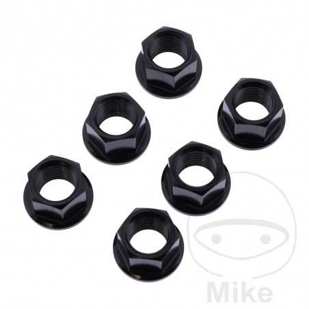 JMP Juego tuerca para tornillo corona plato transmision M12 X 1.25 MM INOX V4A 775.35.65